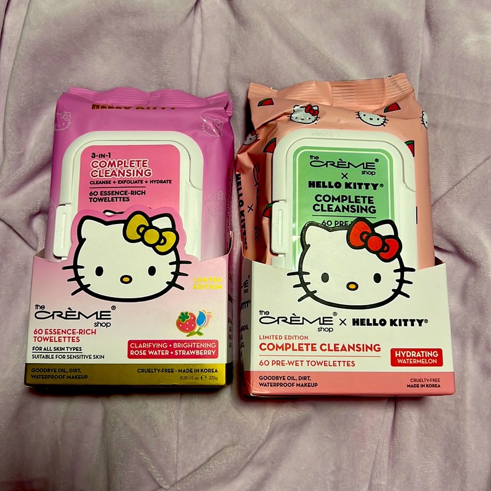 The crème shop towelettes